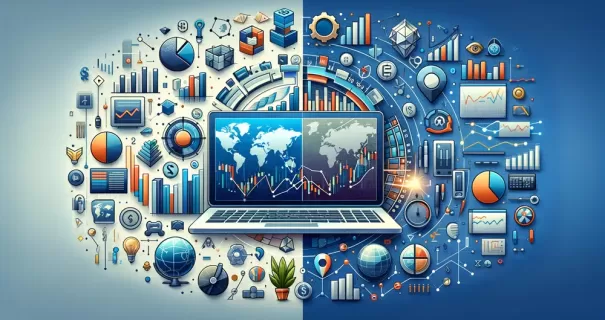 أدوات التحليل الأساسي والتقني في التداول الإلكتروني