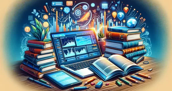 تطوير مهارات التداول ما بين الدورات الإلكترونية والكتب الإلهامية