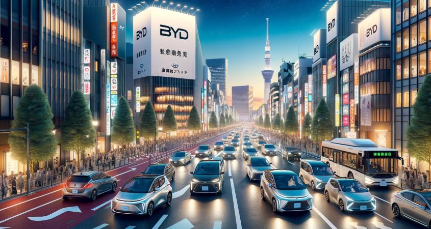 BYD تتوسع ل100 وكيل في اليابان بـ2025