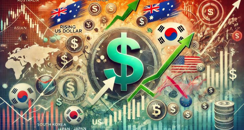 Dollar Rises and Asian Stocks Fluctuate Amid Trump’s Potential Election Win
