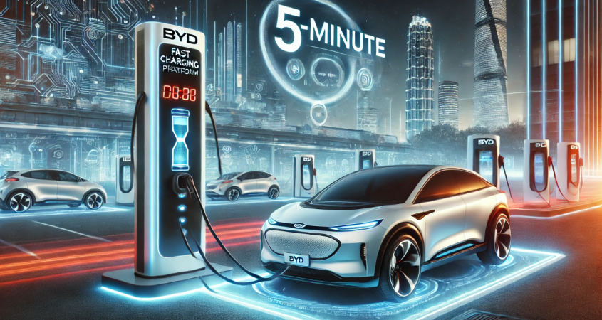 BYD Unveils Revolutionary "Super E-Platform" 5 minutes Charging Technology