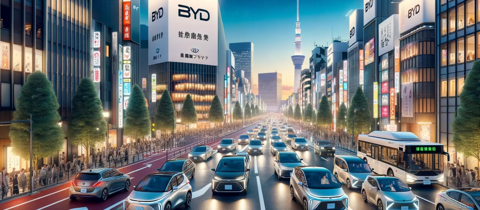 BYD تتوسع ل100 وكيل في اليابان بـ2025