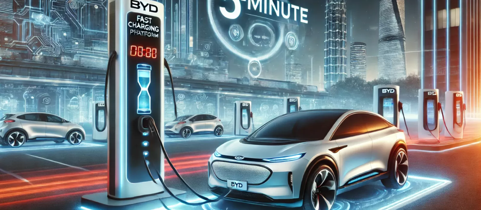 BYD Unveils Revolutionary "Super E-Platform" 5 minutes Charging Technology